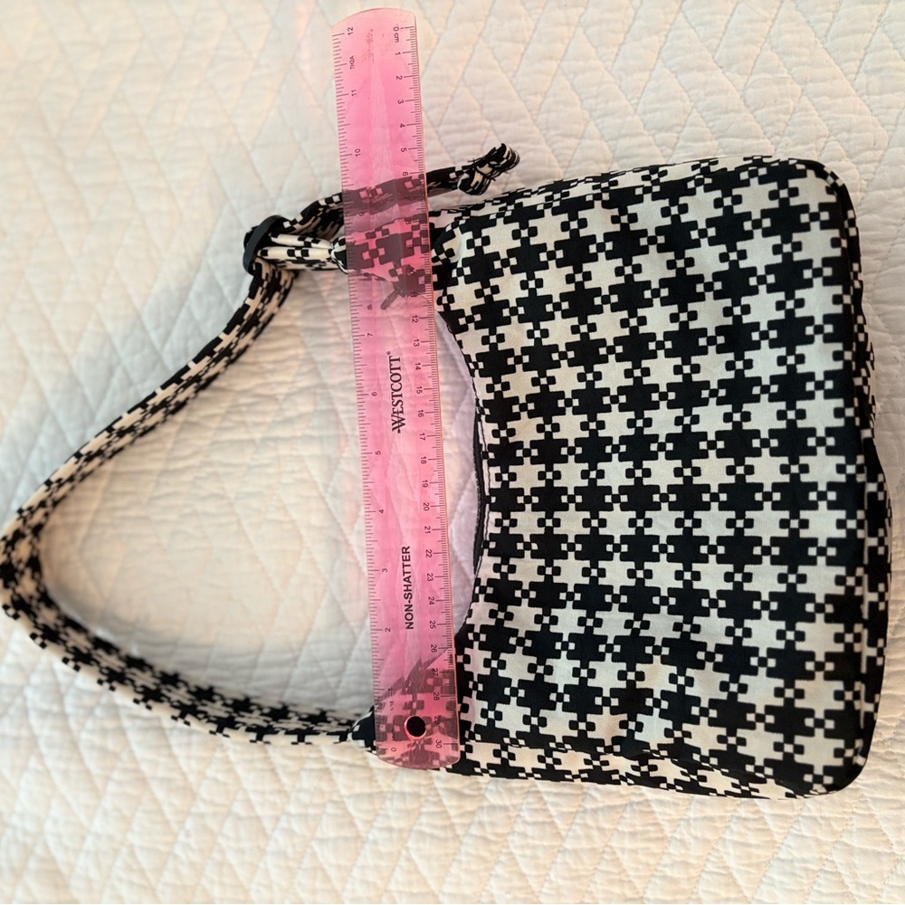 BAGGU NWT Mini Nylon Shoulder Bag Pixel Gingham HTF Not Made Anymore - Picture 4 of 4